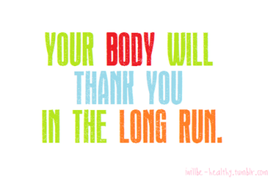 Your body will thank you