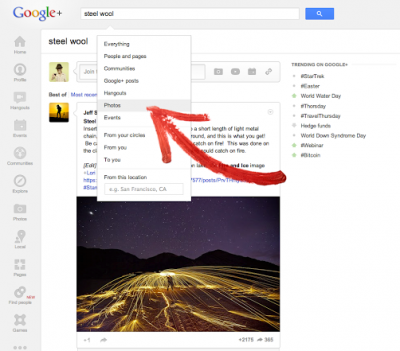 Google+ Allows Users to Search Site for Photos