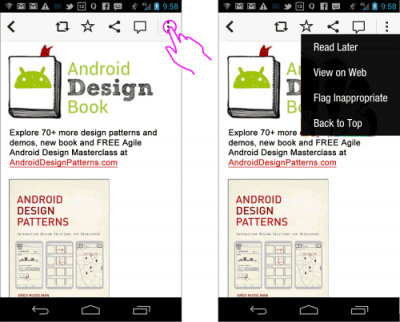 Design Patterns: C-Swipe: An Ergonomic Solution To Navigation Fragmentation On Android