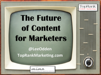 An Interactive Marketing Evening on the Future of Content: Tips, Team Building & Upcoming Trends