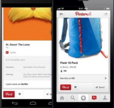 Pinterest Adds More Details to Recipe, Movie and Product Pins