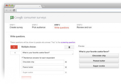 Google Consumer Surveys for Market Research and Website Satisfaction