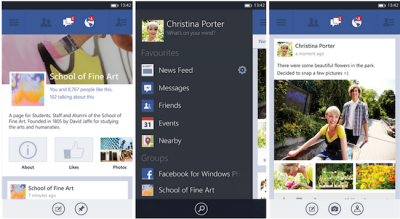 Facebook overhauls interface, adds high-res photos in Windows Phone update