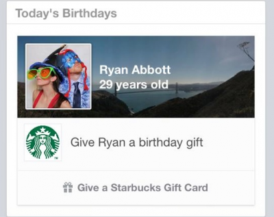 Facebook tests new gifts prompt, bookmark ads on mobile