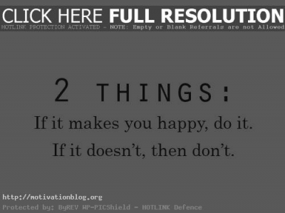 2 things – if it makes you happy…