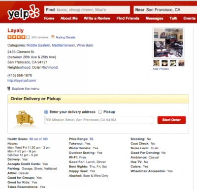 Good Review on Yelp? Order Lunch While You’re Still on the Page