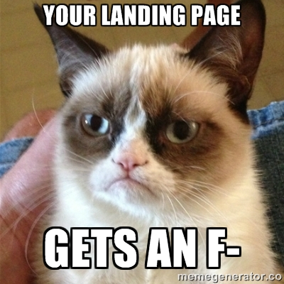 17 Landing Page Examples Get a Good Old Fashioned Roasting