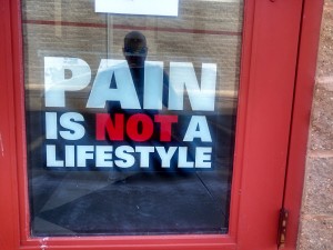 Pain is NOT a Lifestyle