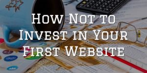 Not invest in first website